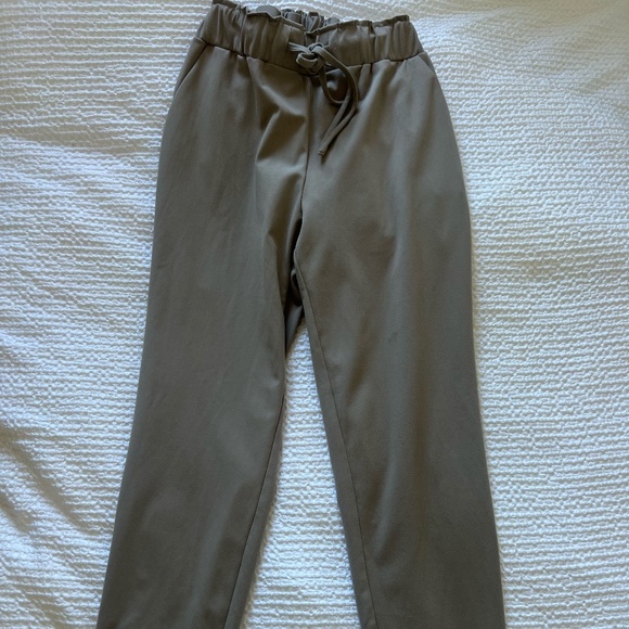 Joie Women’s Drawstring Waist Tapered Pants Beige Taupe Size M - Picture 1 of 7